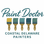 Coastal Delaware Painters logo – professional interior and exterior painters serving Lewes, Rehoboth Beach, Bethany Beach, and all of Sussex County, Delaware.